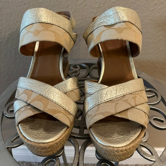 COACH "Mallory" Wedges - Picture 1 of 6